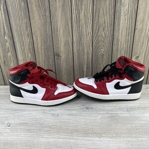 Air Jordan 1 Satin Snake Red Retro High Size 7.5 Womens Sneakers CD0461-601